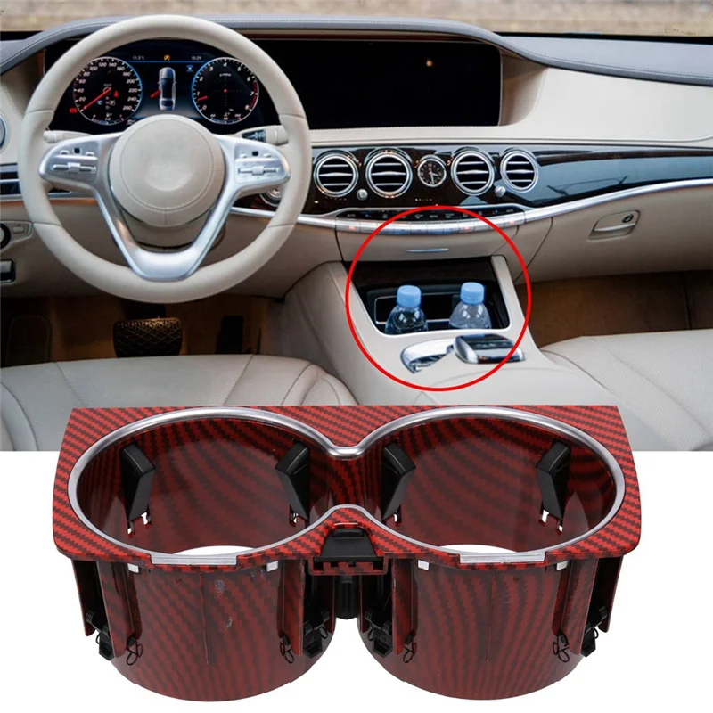

CYGJ-Automotive Center Console Drink Cup Holder Storage Box Drink Cup Holder For Mercedes Benz W222 S-Class 18-20 Parts A2226830