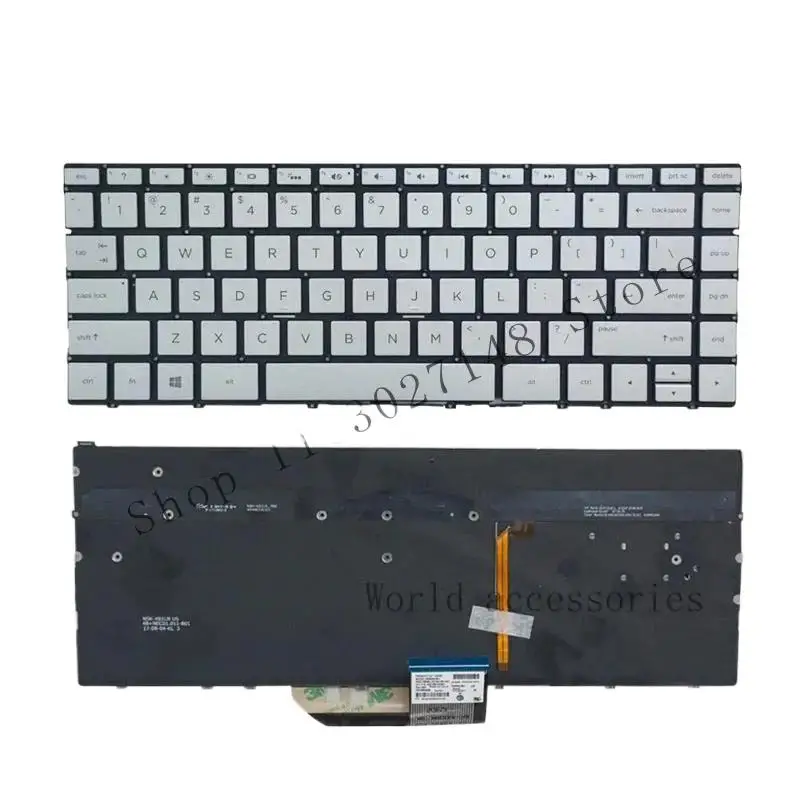 

& US Keyboard for HP Spectre X360 15-BL112DX 15-BL000 Series Laptop With Backlities #