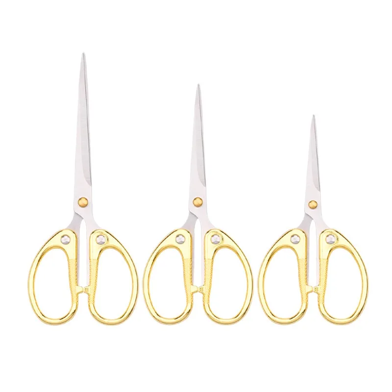 Tijeras de oficina, tijeras de papel de aleación de zinc de acero inoxidable, tijeras de mano para niños y estudiantes, tijeras de papelería