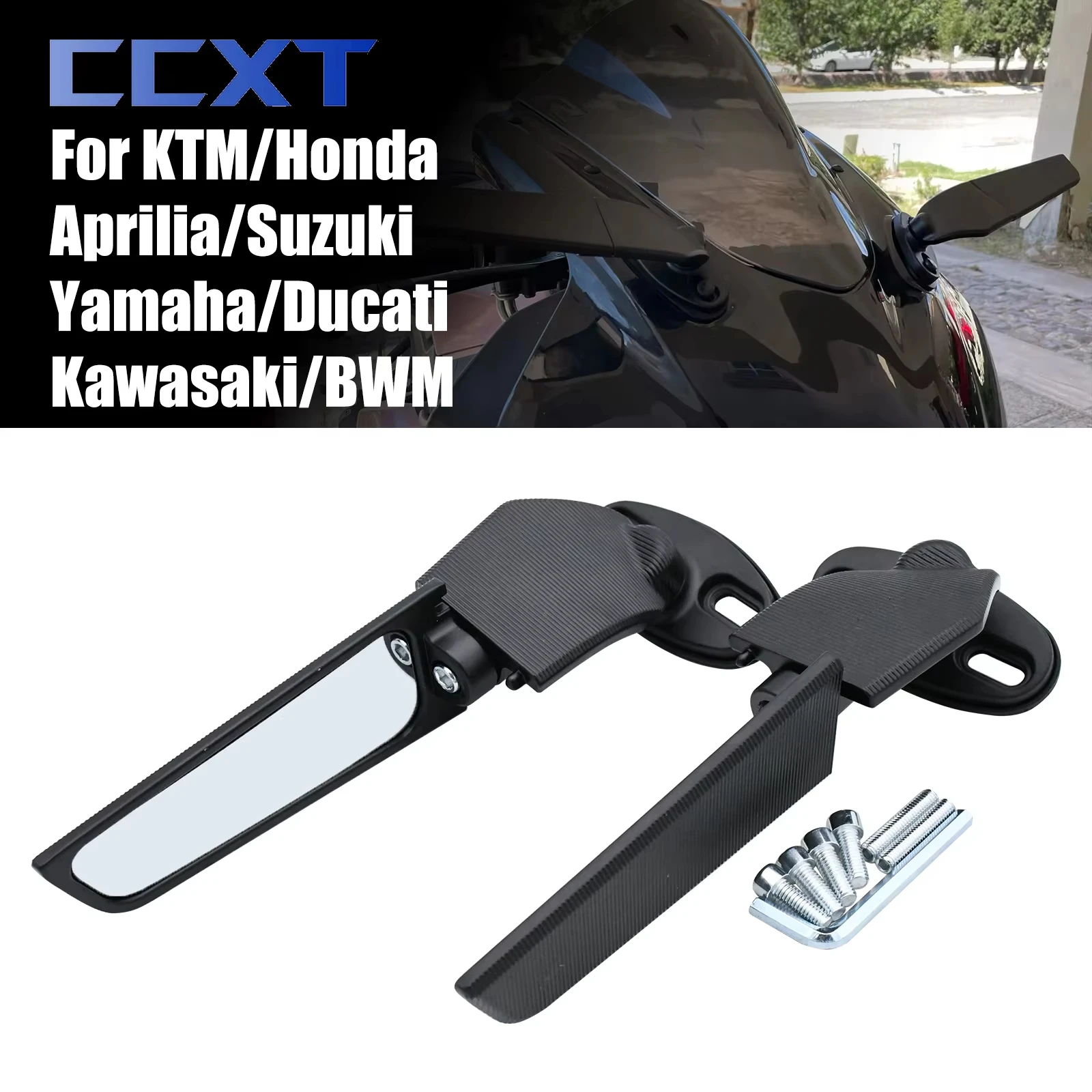 Motorcycle Mirror W…