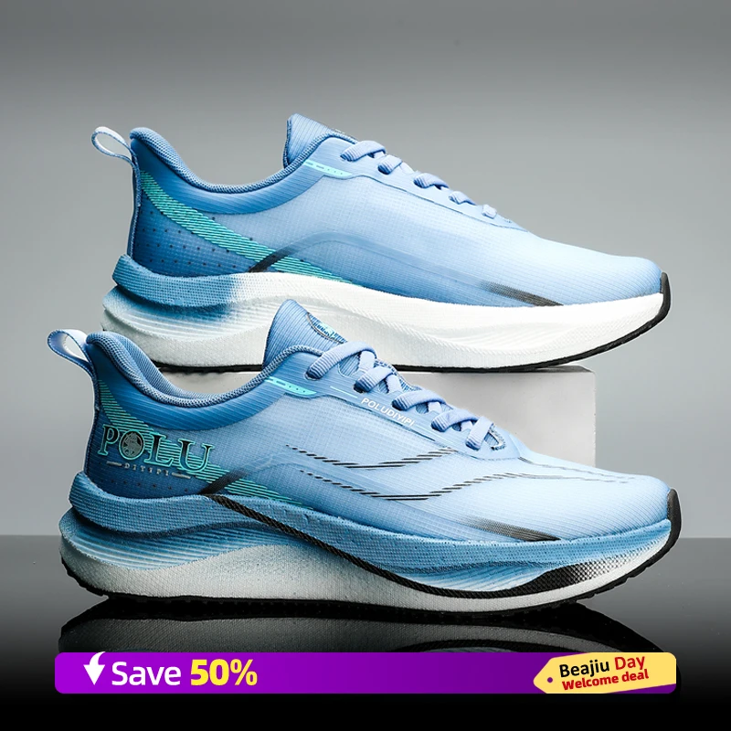 Męskie sportowe buty do biegania Casual Carbon Plate Marathon Oddychające lekkie damskie wygodne sportowe antypoślizgowe trampki