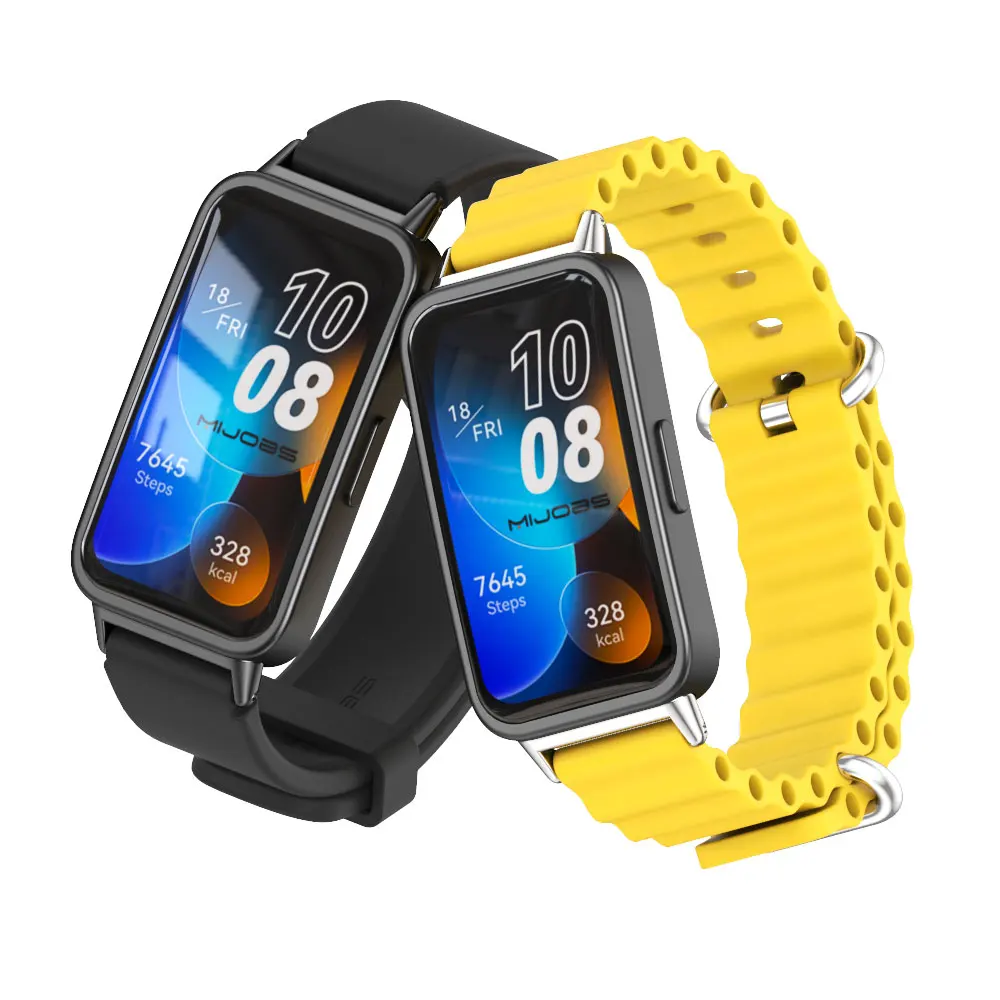 لسوار ساعة هواوي باند 9 من السيليكون لسوار هواوي باند 8، سوار ساعة ذكية بديل ناعم من مادة البولي يوريثان الحراري