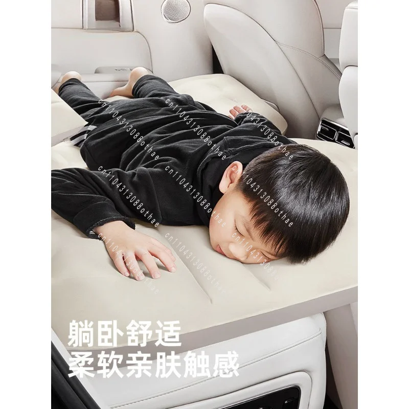 Car Inflatable Bed Car Rear Air Mattress Bed Inflatable Travel Sleeping Mattress Sleeping Car Mattress