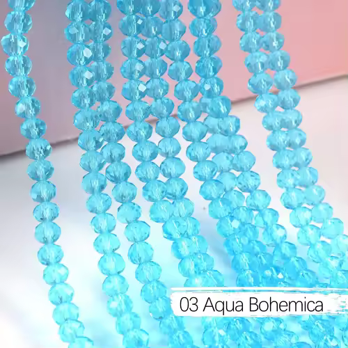 2mm 4mm 6mm 8mm Rondelle Austria Crystal Beads Faceted Glass Beads Loose Spacer Beads for DIY Bracelet Garment Making - Image 11