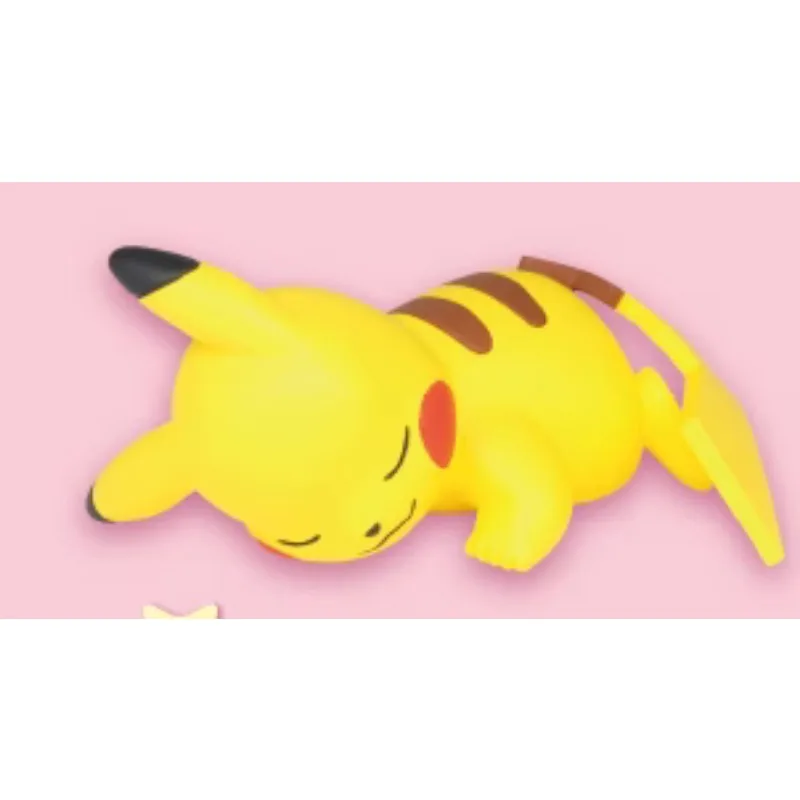 Anime Pokemon Gashapon Toys Sleep Styling Cartoon Figures Pikachu Sprigatito Fuecoco Alcremie Model Decoration Creative Gifts