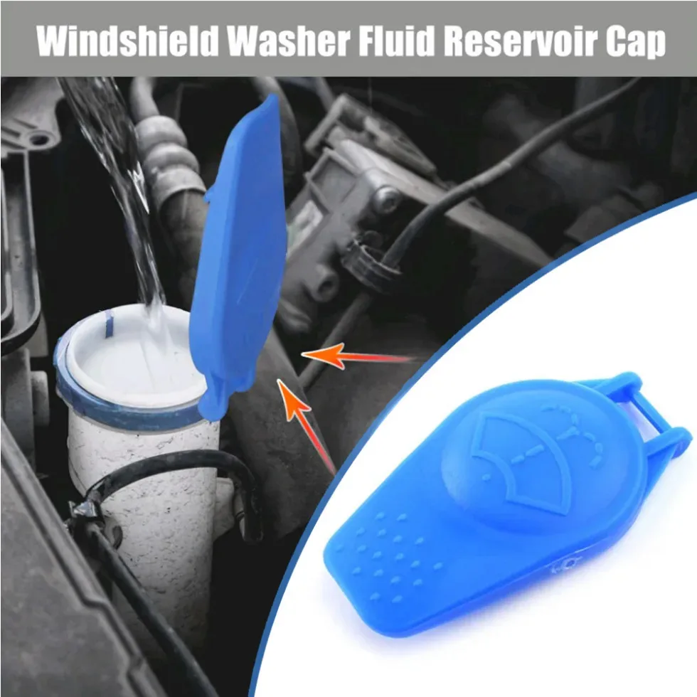 1Pc Car Wiper Reservoir Bottle Lid Cover Car Windscreen Washer Bottle Cap for Ford Focus C-Max Kuga Mondeo 4 S-Max Galaxy WA6