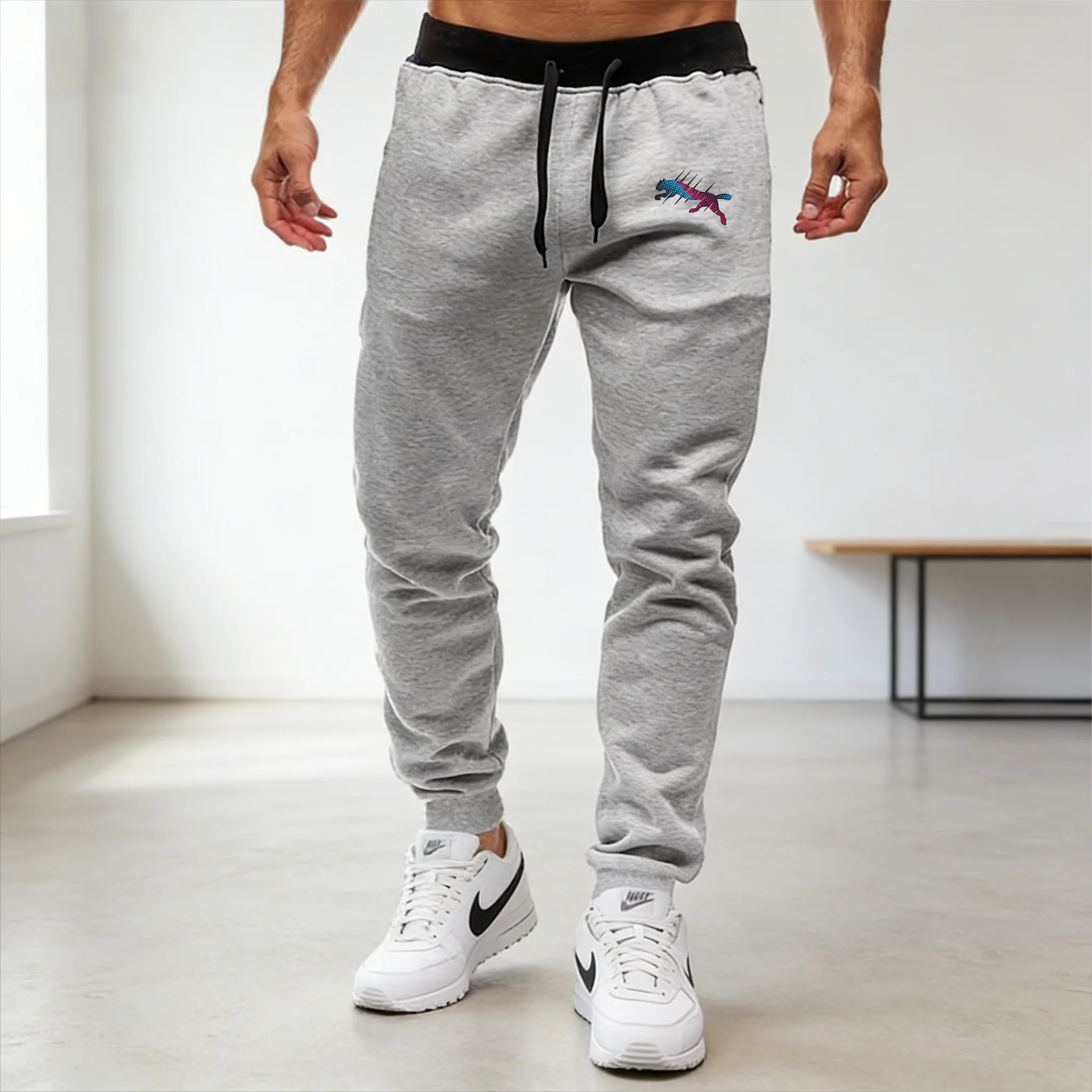 2026 New Men's Running pants baggy pants neutral breathable baggy outdoor pants fashion design jogging pants 2026 new sweatpants