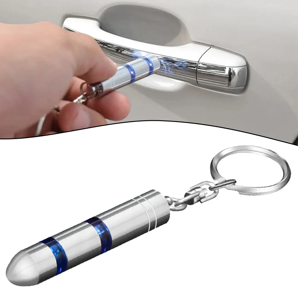 Portable Anti-Static Keychain Dry Climate Static Antistatic Car Supplies Car Body Static Eliminator Discharger Antistatic Rod