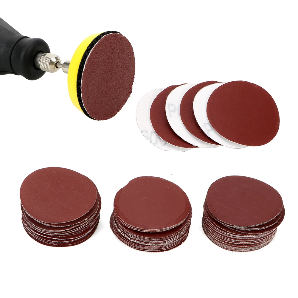 Lixar Disc Set 60 Pcs/Set 100/240/600/800/1000/2000 Grados para Madeira Ferramentas de Limpeza Lixa Disco 2 polegada Lixar