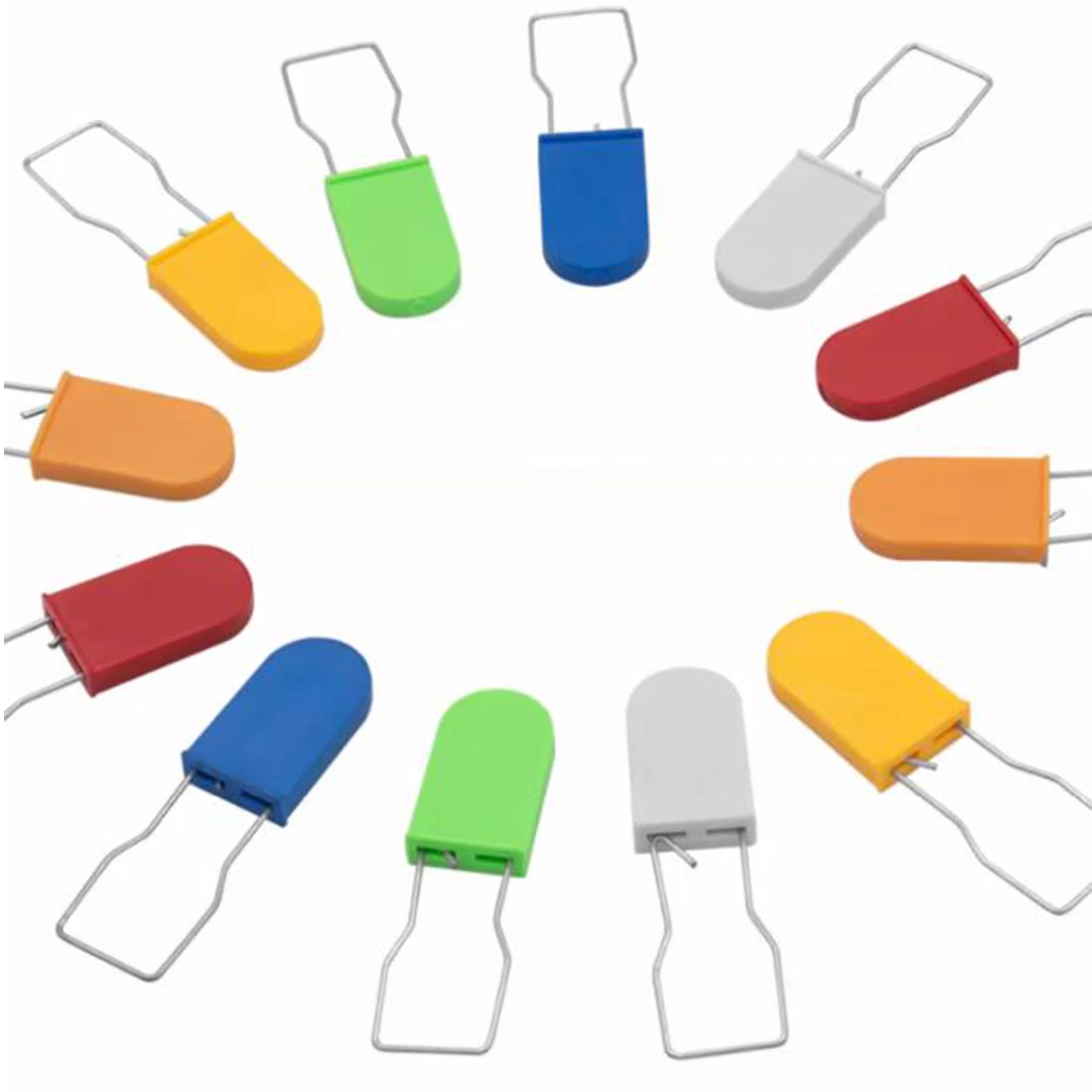 20pcs Cable Tie Disposable Padlock Logistics Plastic Seals Lock For Clothing Luggage