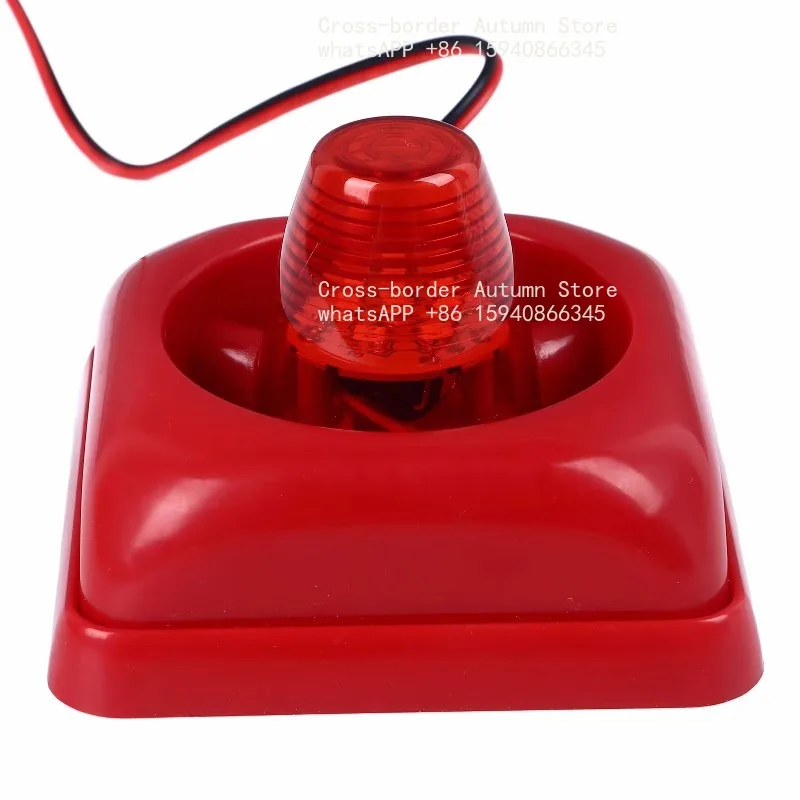 Sound and light alarm 12V24V non-coding power-on call alarm horn, siren sound and light siren