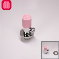 Diiib 4 Points Faucet Inlet Valve G1/2 Brass Angle Valve Water Stop Valve Faucet Pressure Regulator Universal Switch Bathroom