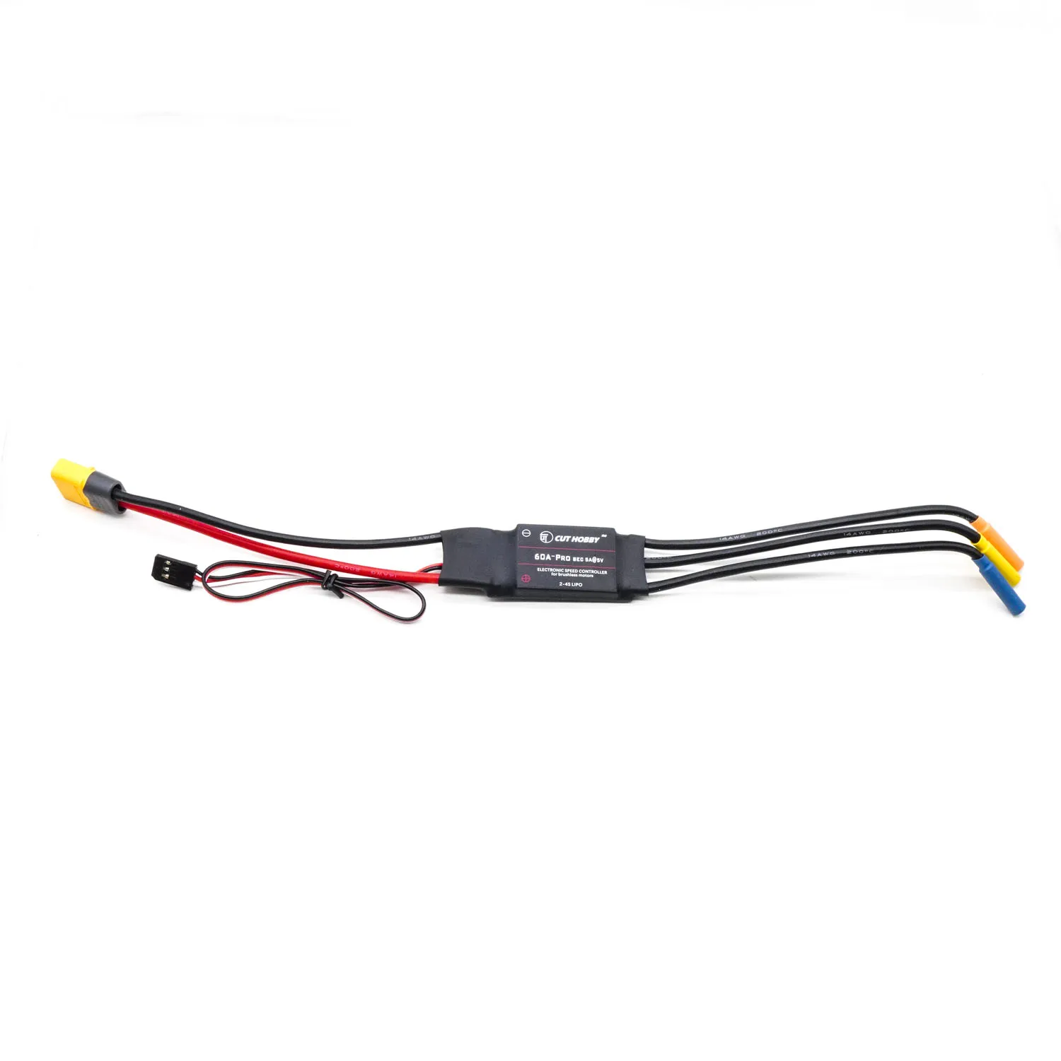 

CUT Spare Model One-way 60A Brushless ESC for 5055 Pump 1/12 1/14 Hydraulic RC Excavator Dozer Loader Car Trucks Part TH20671