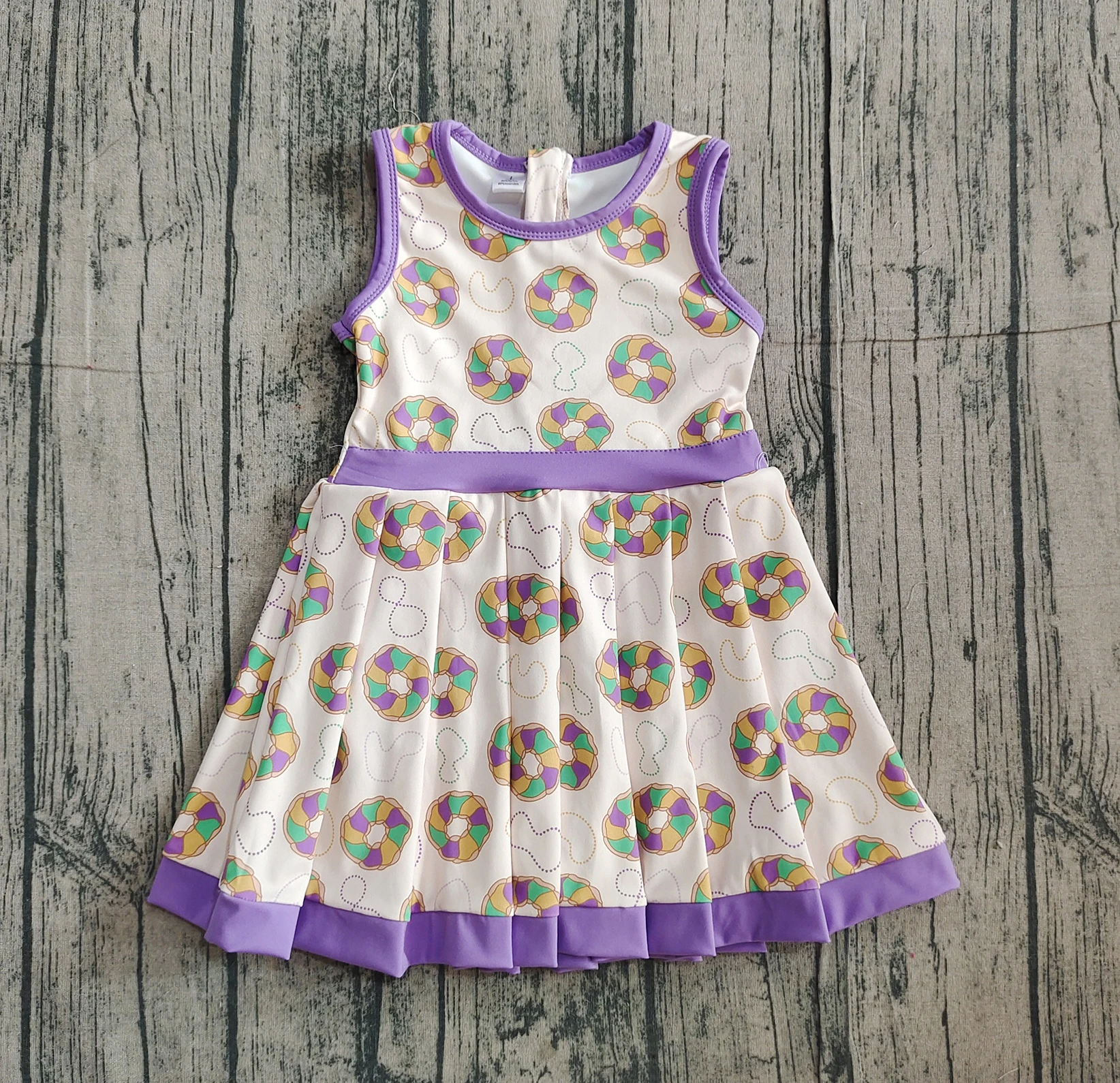 

Z1117-23 GSD2867 Presale Kids Girls Clothes Short Sleeve Baby Fashion Dress