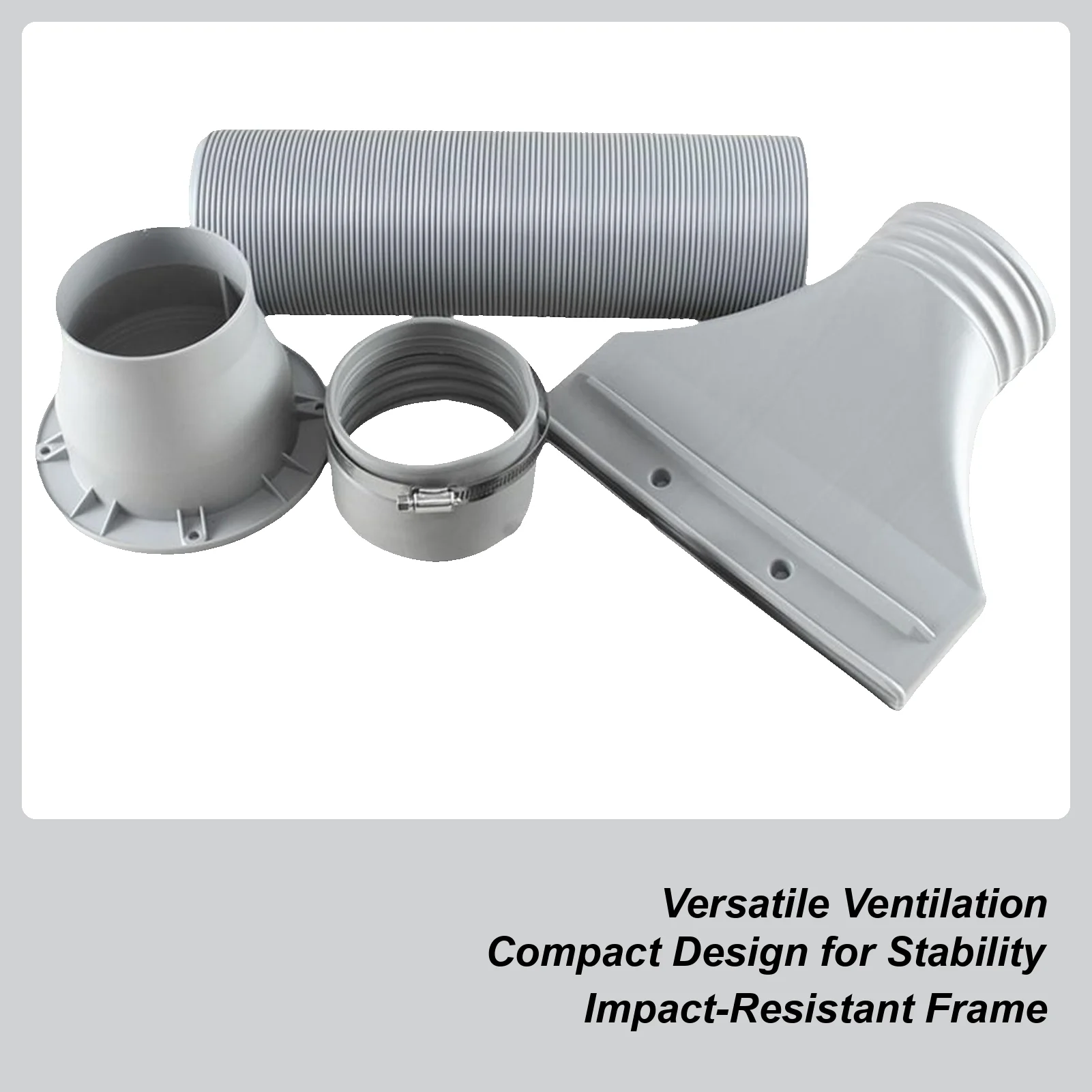 Kit de ventana de aire acondicionado portátil, Kit de escape de aire acondicionado portátil, adaptador de repuesto de ventilación de extensión para dormitorio
