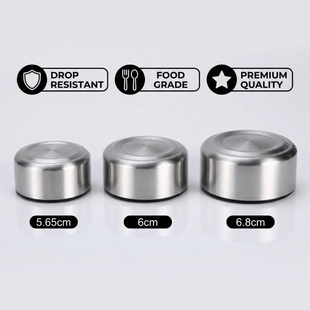 Stainless Steel Glass Cup Lid Sealed Drop-Resistant Stainless Steel Lid Leakproof Replacement Cover Water Bottle Lid Outdoor