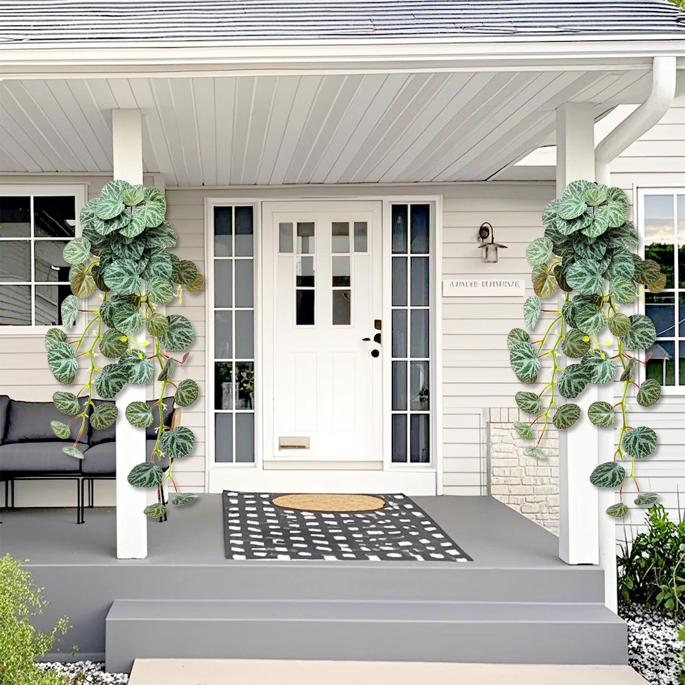 90cm Large Artificial Hanging Plants Fake Hanging Vines for Indoor Outdoor Decoration Wedding Party Christmas Decor