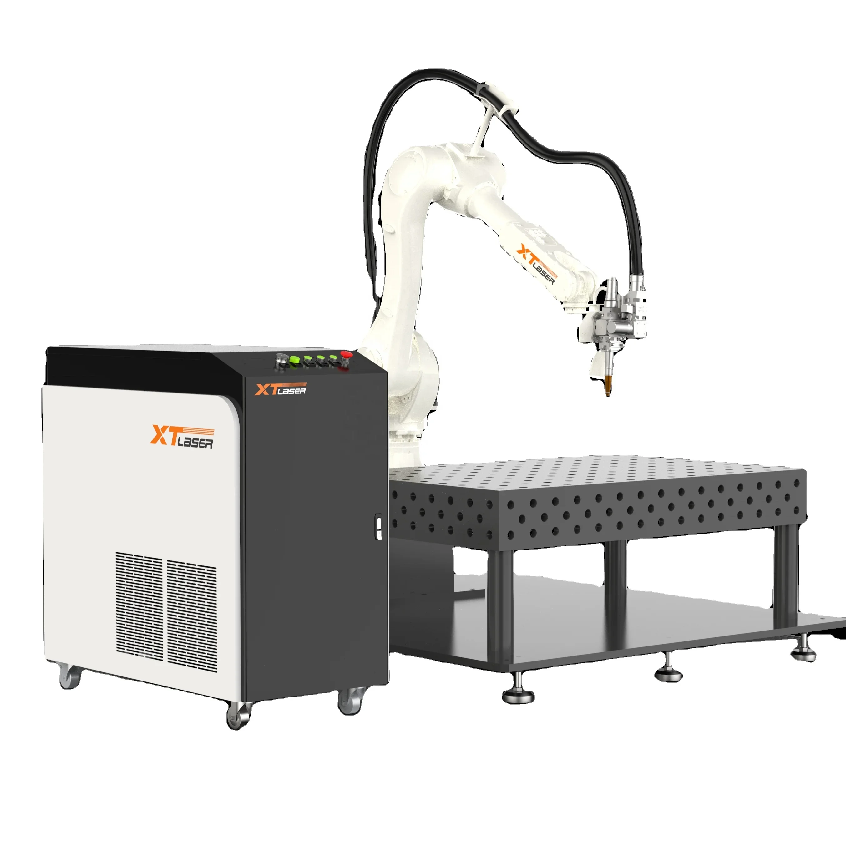 1000W 2000W 3000W Robot Laser Welding Torch  & Automated Robotic Arm Welding