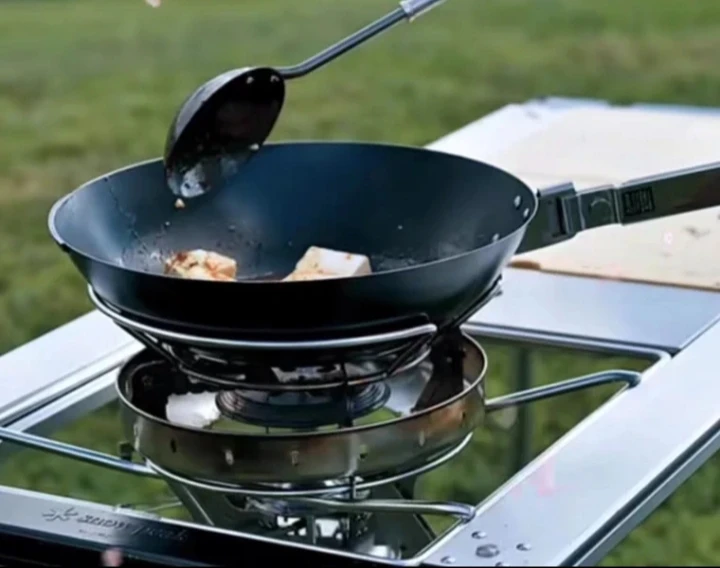 

Outdoor Igourmet Kitchen System Snow Peak Stove Pot Stand Replicated Version Storage Capable Stainless Steel No Drilling Requ...