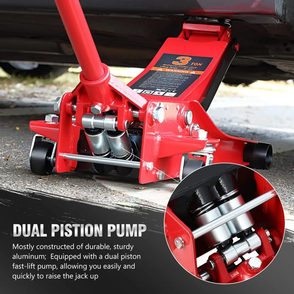 مقبس خدمة هيدروليكي منخفض السعة بسعة 3 طن مع نطاق رفع 3-20 بوصة