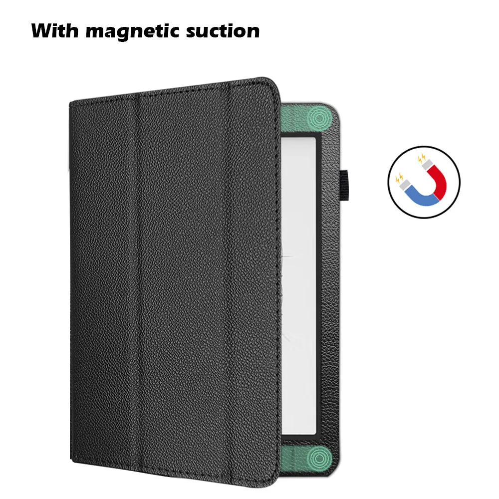 حافظة قارئ إلكتروني مقاس 7.8 بوصة غطاء حماية مغناطيسي ثلاثي الطي غطاء خلفي من الجلد المقاوم للصدمات لهاتف Onyx BOOX Tab 8/ Nova Air C/Nova Pro #4