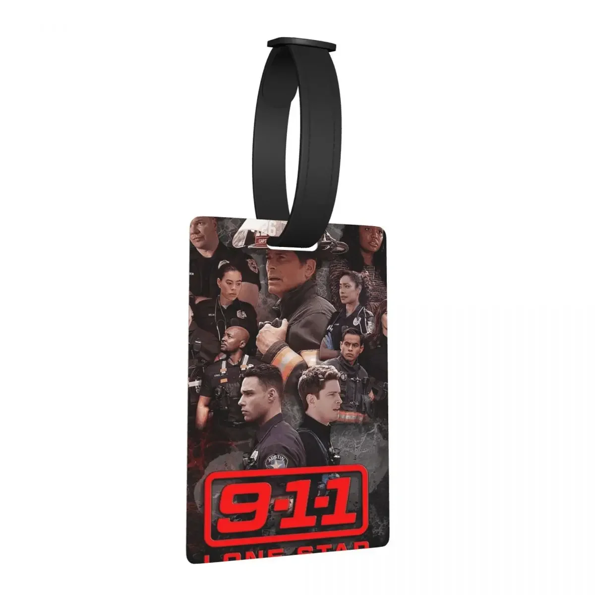 

911 Lone Star - Багажные бирки Cellula, аксессуары для чемодана, милый багаж, посадочная бирка, держатель этикетки, идентификационное имя, адрес