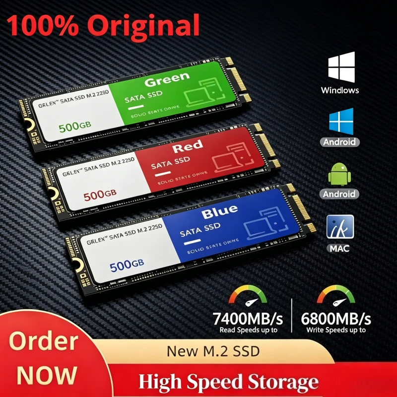 

【Brand+】2026 New Internal Solid State Drive – M.2 SSD High Speed Read Write, Ideal Hard Disk for Laptop Desktop Storage Upgrade