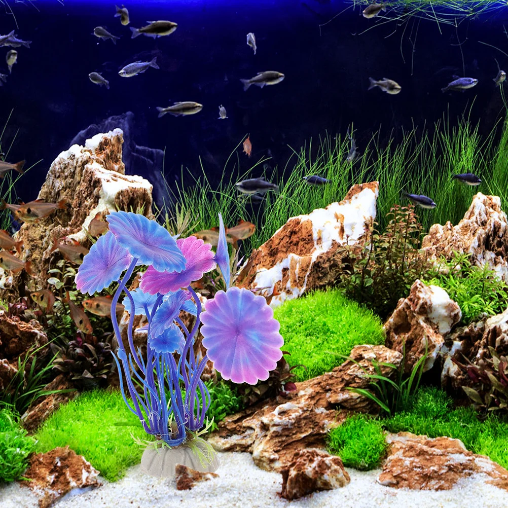 

28Pcs Aquarium Plant Decoration Simulation Plastic Fish Tank Plants Safe Artificial Aquarium Accessories Landscape Decor