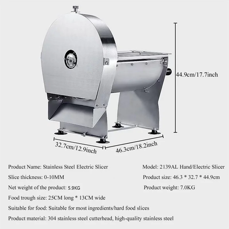 Electric Automatic Multifunctional Vegetable Cutter Potato Tomato Radish Slicer