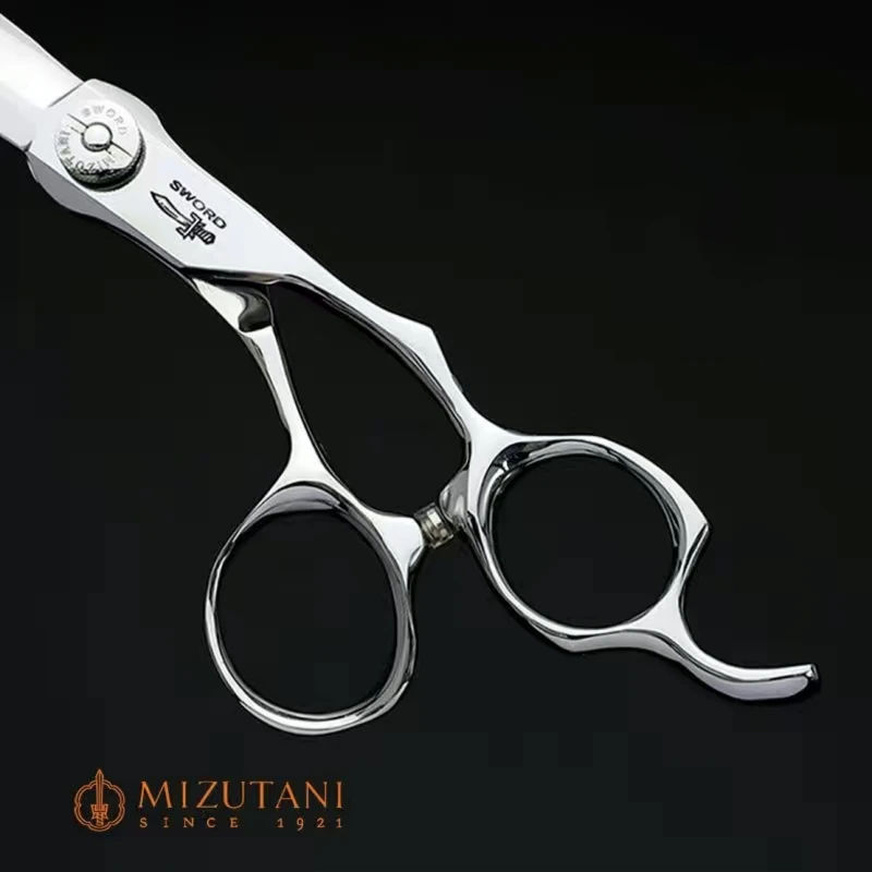 MIZUTANI-profissional cabeleireiro tesoura, barbeiro tesoura, máquina de corte do cabelo, material VG10, 6,0"