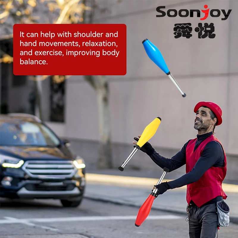 Klassischer Jongleurerspielzeug für Jongleurs, perfektes Spielzeug zum Jonglieren, Üben und Spaß (3 Stück)