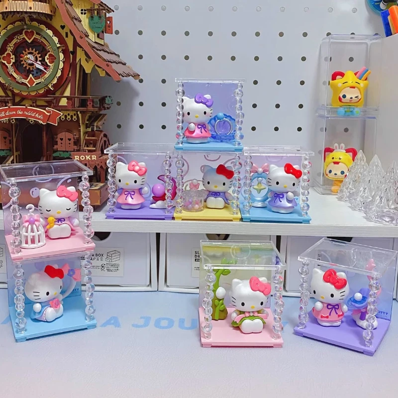 

Sanrio Pearlescent Dream Shadow Series слепая коробка аниме фигурка модель Hello Kitty Коллекционные настольные украшения подарки для детей