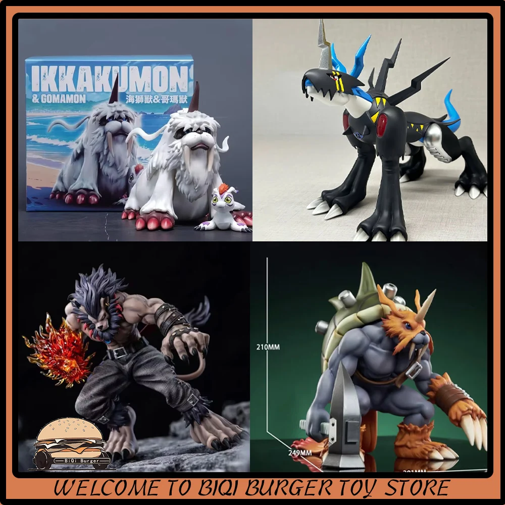 

Zudomon Figure Digimon Adventure Anime Figure Garurumon Action Figurine Statue Collection Model Decoration Doll Toys Kid