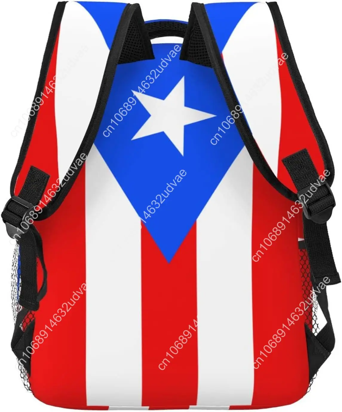 Puerto Rico Flag Backpack Lightweight Puerto Rico Backpack Travel Hiking Daypack Backpack For Men Women