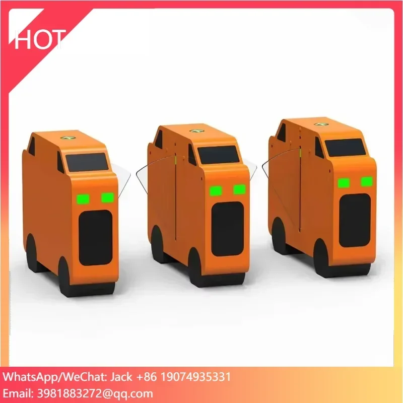 New Design Kindergarten Turnstile Flap Barrier Gate Entrance Access Control Turnstile For School Kid