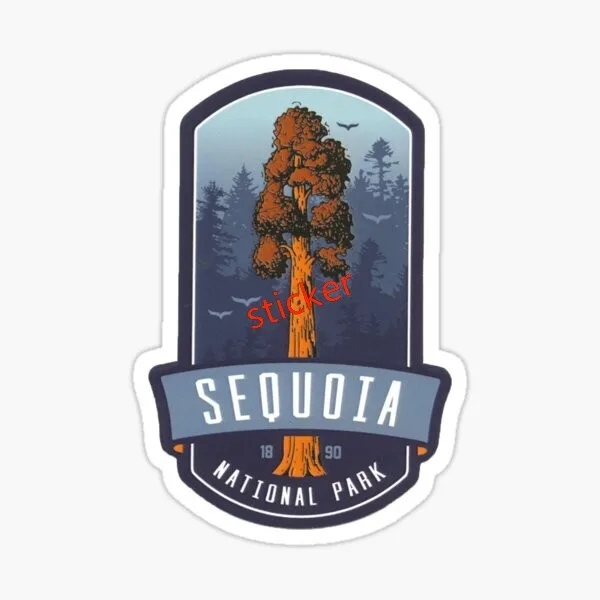 

SEQUOIA NATIONAL PARK Stickers Decorative Decals Accessories Luggage Kayak Suv Motorcycle Bumper Scrapbooking Supplies Laptop