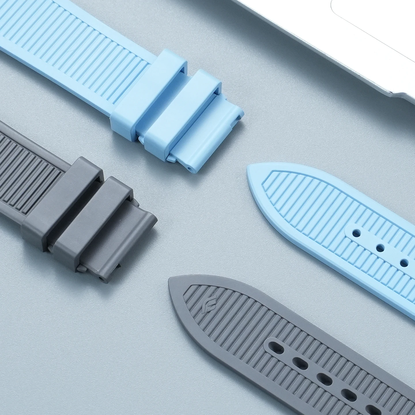 For Piaget POLO 5-Hand Special Fluororubber Strap G0A48024/41006/43002 Curved FMK Outdoor Sports Water-Resistant Strap