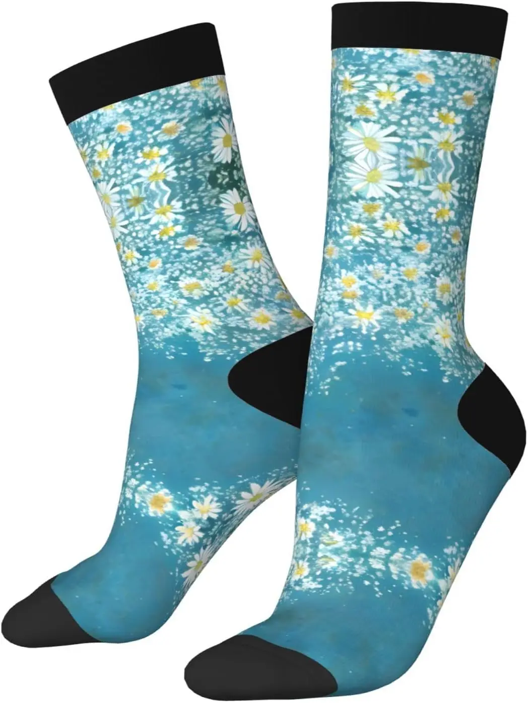 طباعة زهور اللافندر الأرجوانية للرجال باللون الأرجواني ™ s، جوارب شتوية دافئة عتيقة للنساء، جوارب سميكة ناعمة ومريحة