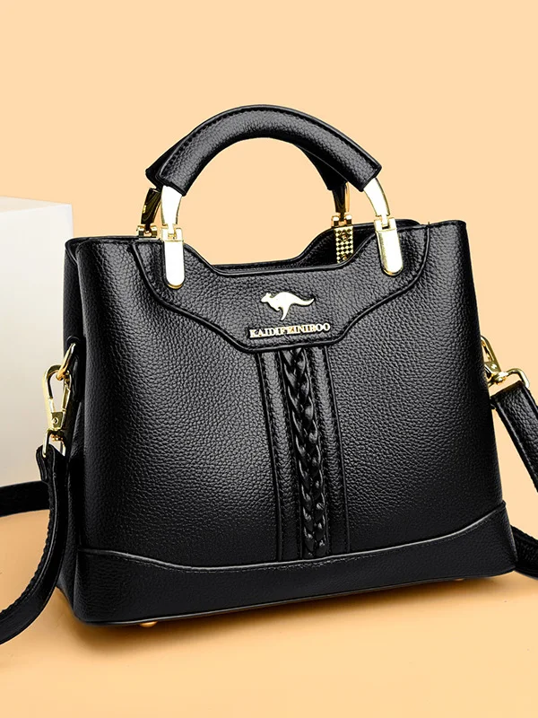 

Faionable Leather Women's Bag 2025 New Sle Casual All-Match Single oulder Crossbody Bag Large Capaci Commuting Tote Bag