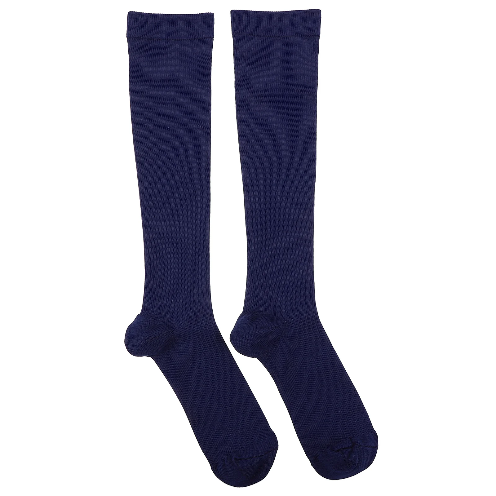 

1Pair Breathable Knee Length Compression Socks Polyester Running Cycling Sports Socks Men Women Sweat Wicking Fitness Calf