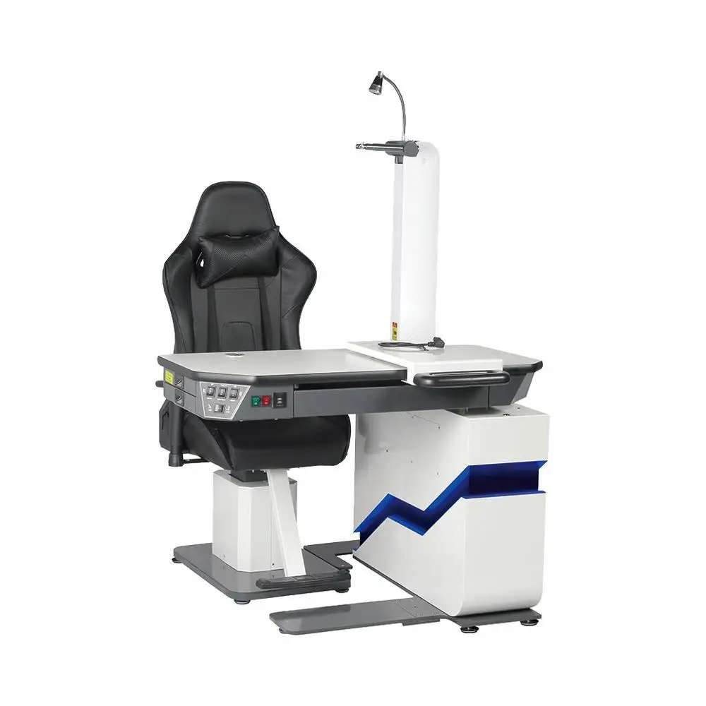 LY-166L Ophthalmologist Ophthalmic Refraction Chair Unit Combined Table for Optical Slit Lamp Refractor OCT