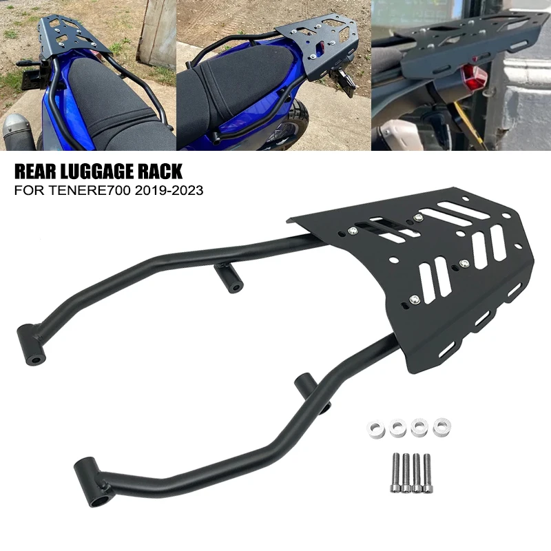 Rear Luggage Rack Top Case Rear Rack Carrier For Yamaha Tenere 700 XTZ700 Tenere700 2019-2023 2022 2021 Motorcycle Accessories