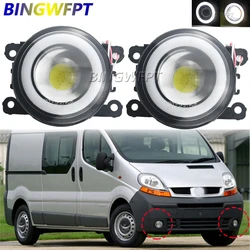 Fog Light For Renault Trafic 2.5L L4 Diesel Turbocharged 2003 2004 2005 2006 Angel Eye Daytime Running Lamp 12V