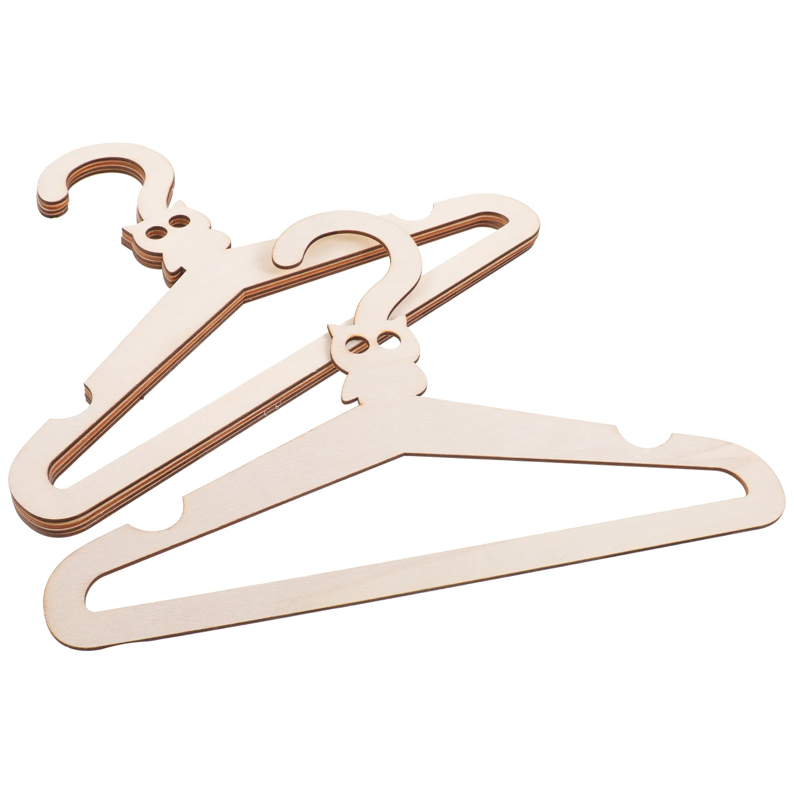 

5pcs Wooden Hangers Pcs Kids Baby Clothes Hanger Clothes Hanger Baby Closet Storage Non Slip Wardrobe Space