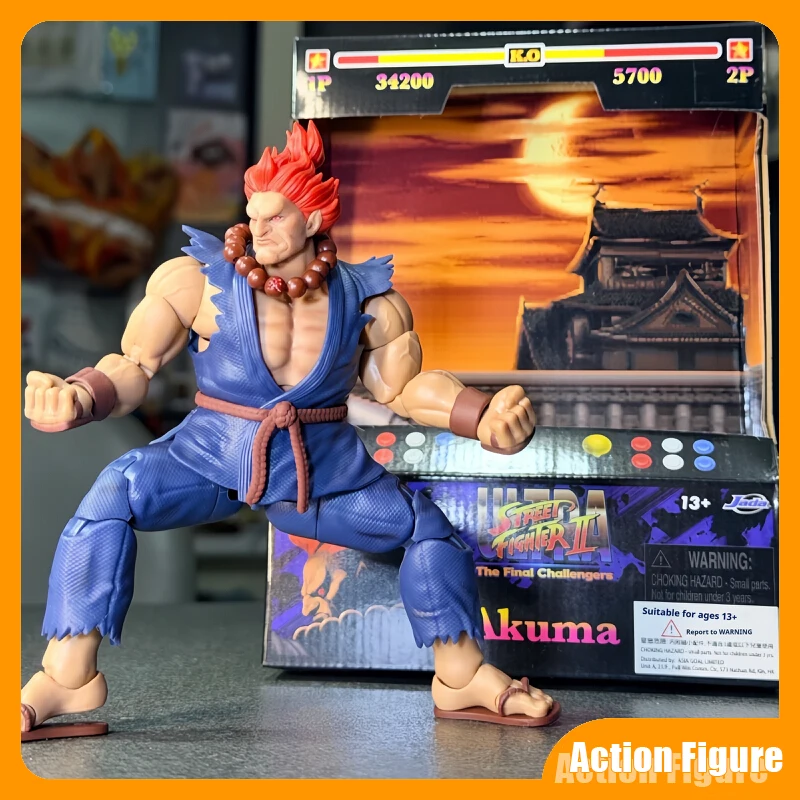 

В наличии: Новая коллекционная фигурка Jada Street Fighter: Акума, коллекционная игрушка, подарок.