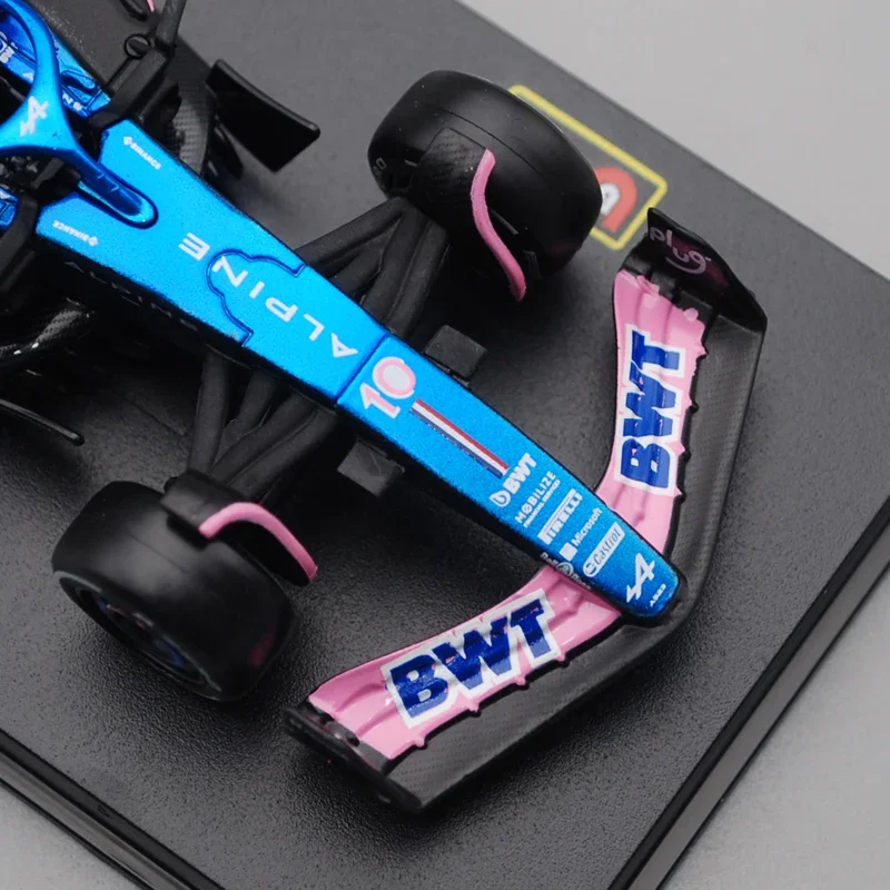 Schaal 1:43Alpine Alpine A523 Hardcover 2023 Seizoen Simulatie F1 Legering Racemodel, Kinderkerstcadeau Speelgoed Voor Jongens