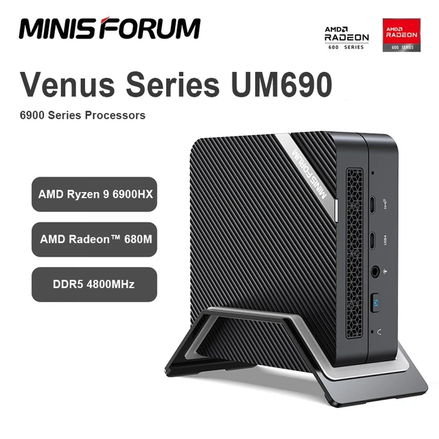 Minisforum UM690. Ryzen 9 6900+64GB DDR5 Minisforum UM690. Ryzen 9 6900+64GB DDR5