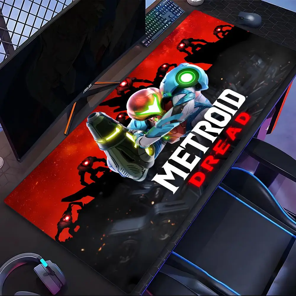 

Game Metroids Mouse Pad Tablet Laptop xl desktop mouse mat cute HD printing Gaming keyboard pad csgo Player 90x40 cm