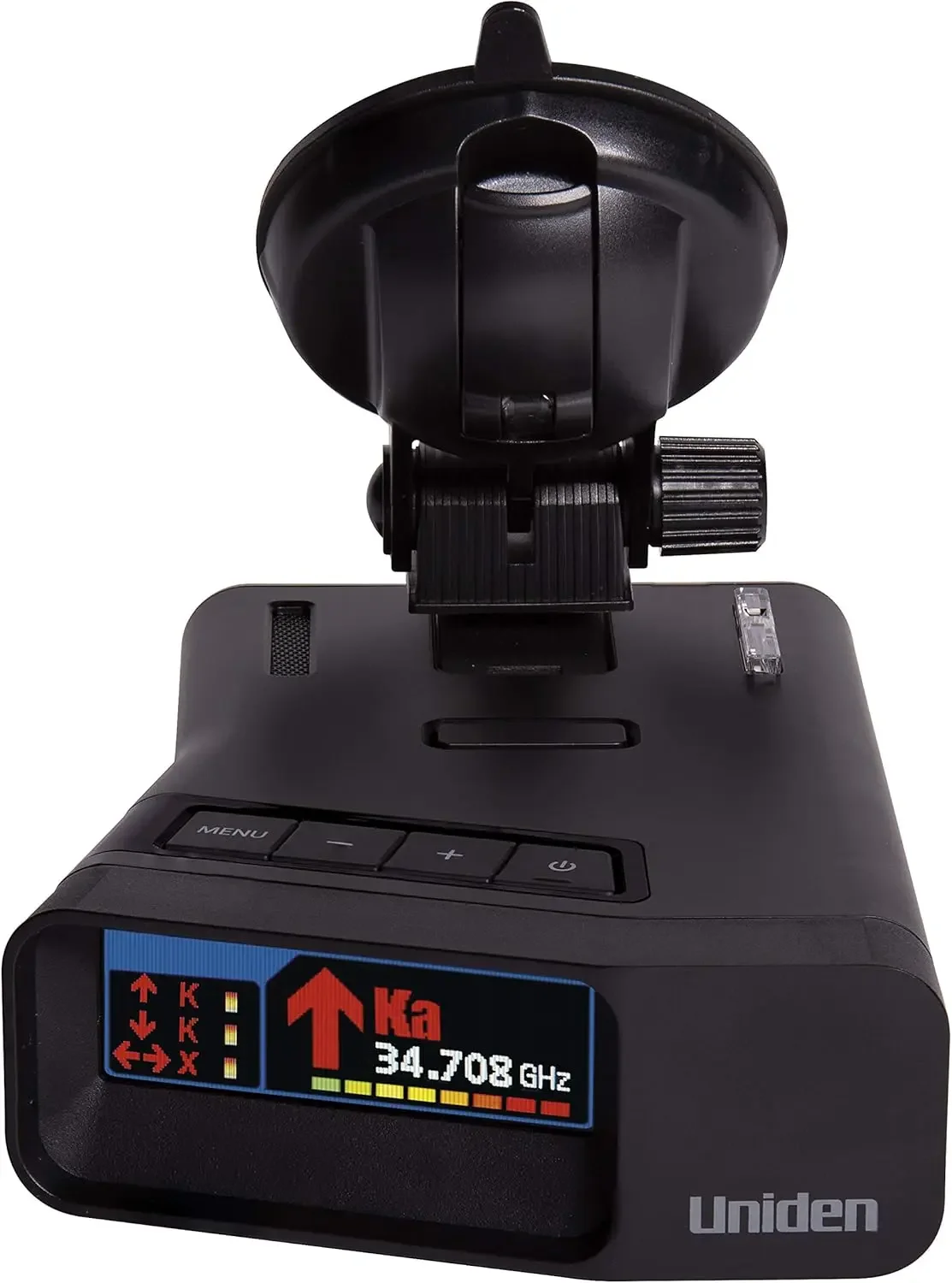 EXTREME LONG RANGE Laser/Radar Detector, Built-in GPS, Real-Time Alerts, Dual-Antennas Front & Rear w/Directional Arro