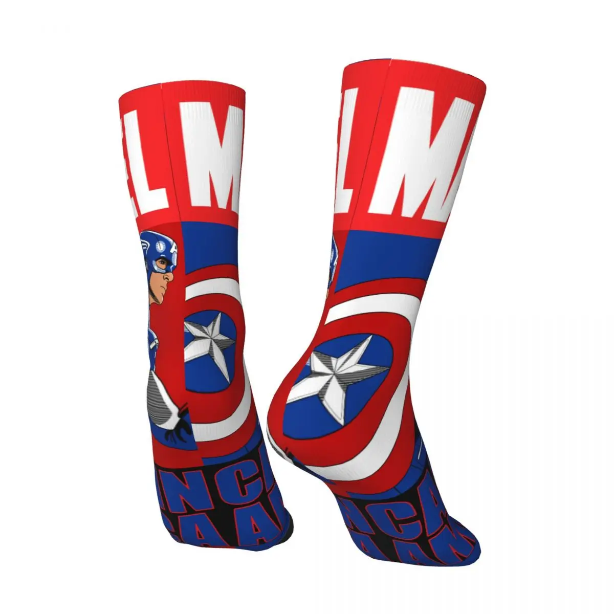 Funny Crazy Sock for Men Limited Edition Hip Hop Vintage Marvel Happy Quality Pattern Printed Boys Crew compression Sock Novelty